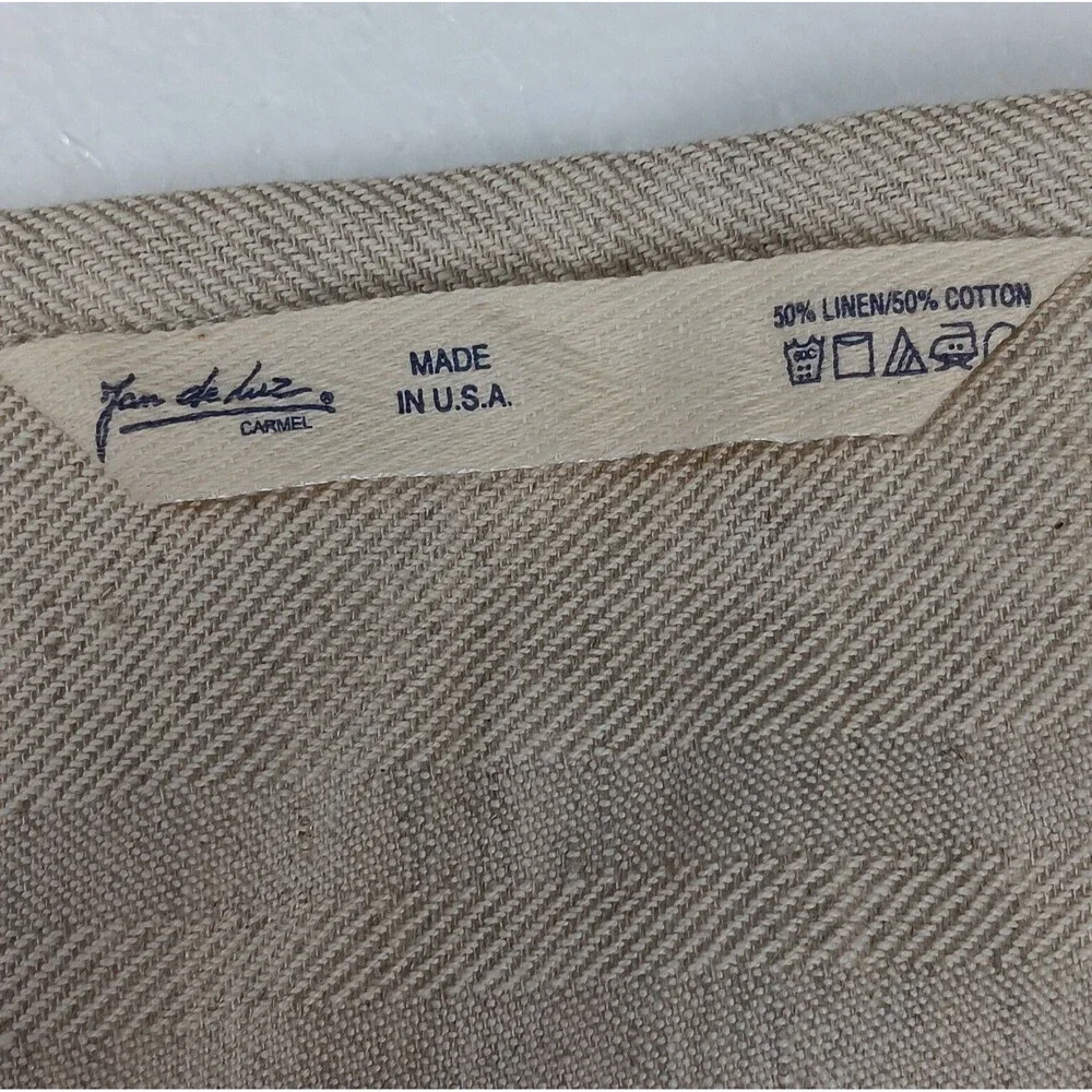 Jan de Luz Kitchen Cooks Apron Le Chef Christine Heavy French Linen Cotton